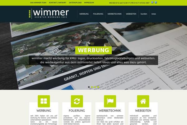 Evolution theme site design template sample