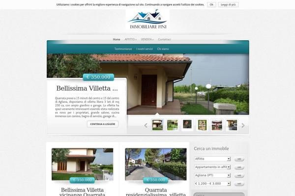 ElegantEstate theme site design template sample