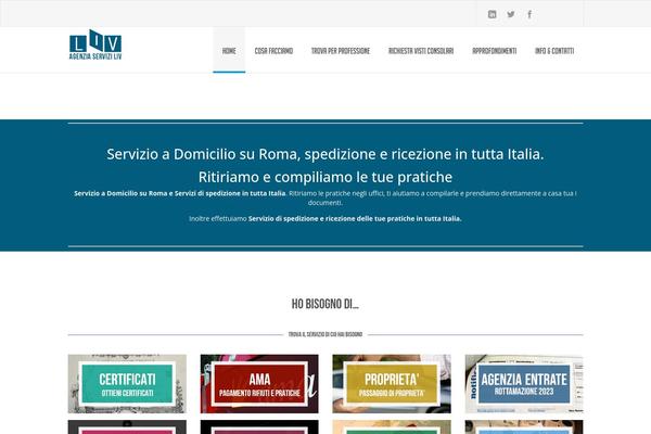 Solveto theme site design template sample
