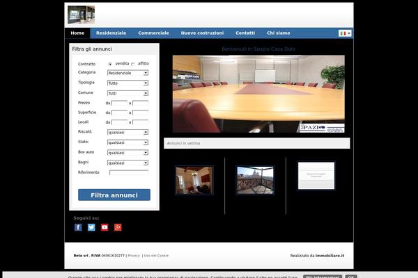 Classico theme site design template sample