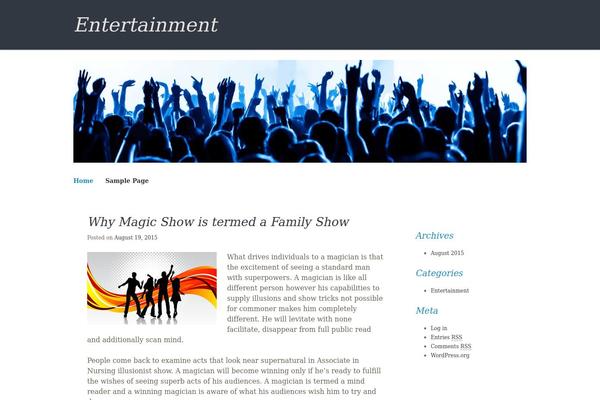 Decemberable theme site design template sample