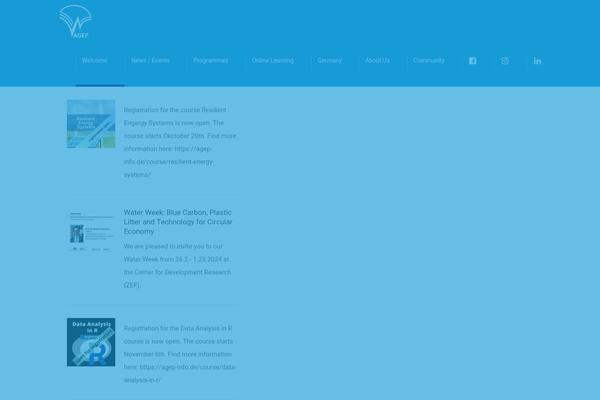 University-child theme site design template sample