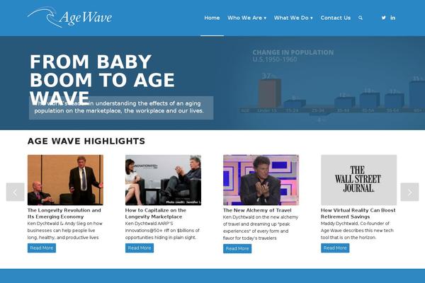 Enfold-child theme site design template sample
