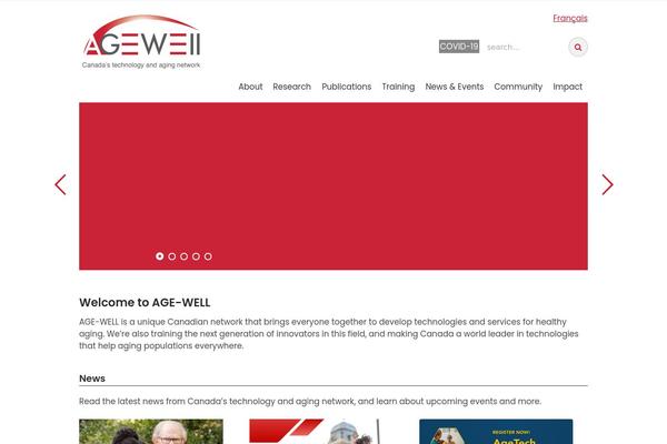 Site using Widgets on Pages plugin