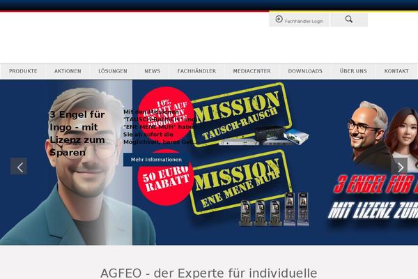 agfeo.de site used Agfeo-theme