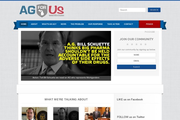 Campaign theme site design template sample
