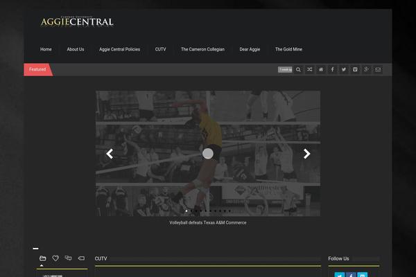 SevenMag theme site design template sample