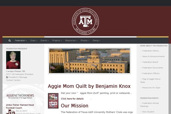 Hueman theme site design template sample