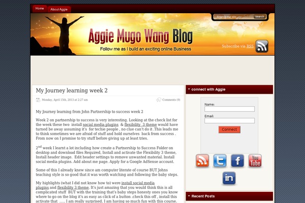 Flexibility3 theme site design template sample