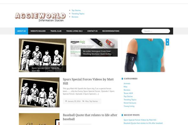 AccessPress Mag theme site design template sample