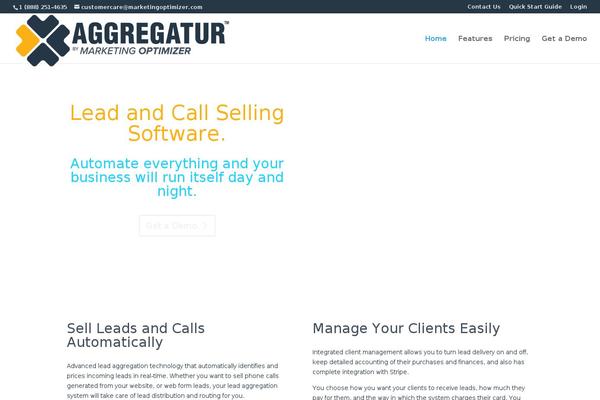 Nexus theme site design template sample