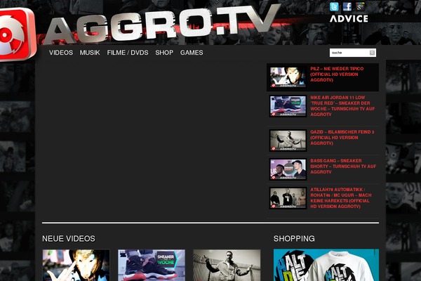 aggroberlin.de site used Videoblogger