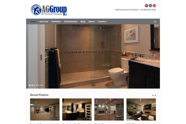 Pinpoint theme site design template sample