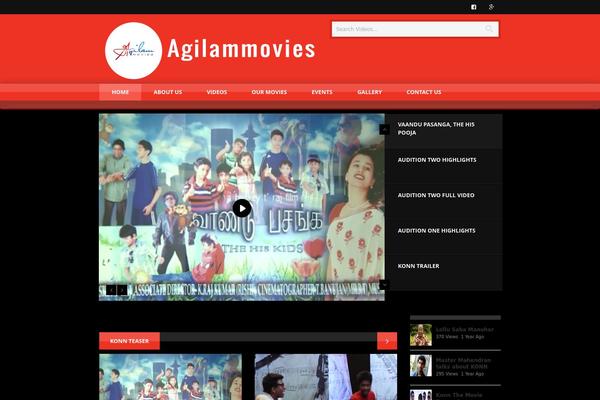 Videopress theme site design template sample