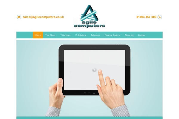 Agile theme site design template sample
