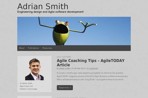 Gridiculous theme site design template sample