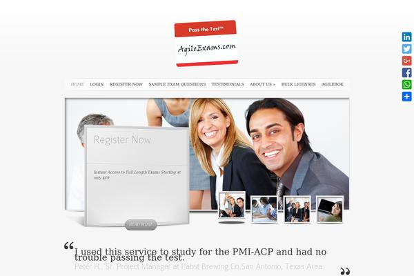 SimplePress theme site design template sample