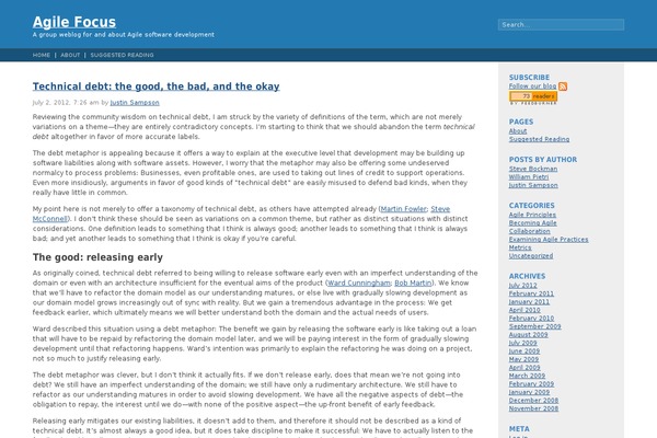 Fluid Blue theme site design template sample