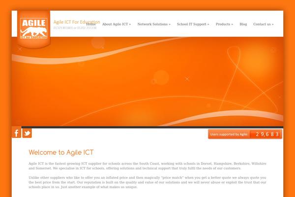 Foxy theme site design template sample