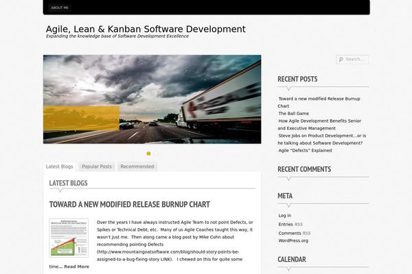 Supernova theme site design template sample
