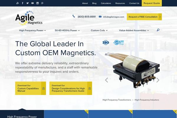 agilemagco.com site used Agile-default