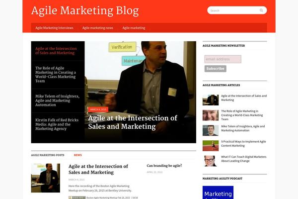 Gazeti theme site design template sample