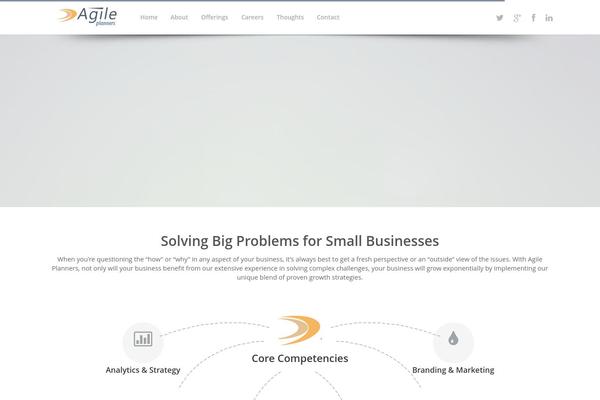 Arona theme site design template sample