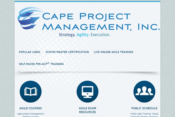agileprojectmanagementtraining.com site used Trias