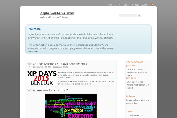 Site using amr ical events lists plugin