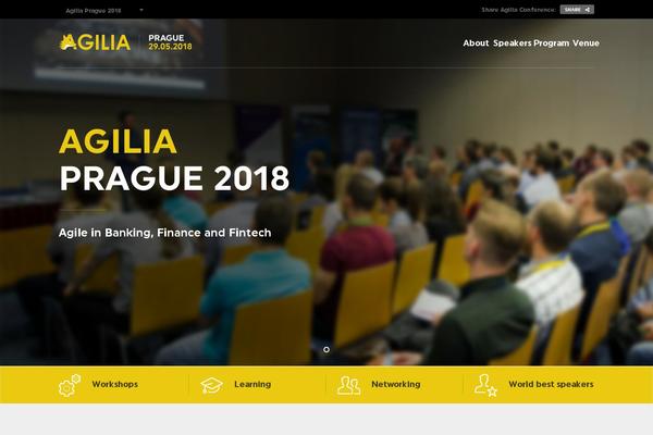 agiliaprague.com site used Agiliaconference