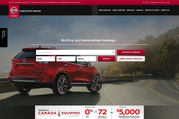 Dealer Inspire theme site design template sample