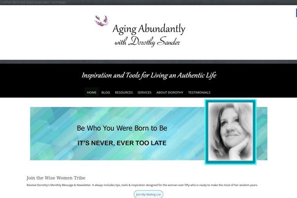 agingabundantly.com site used Puresimple