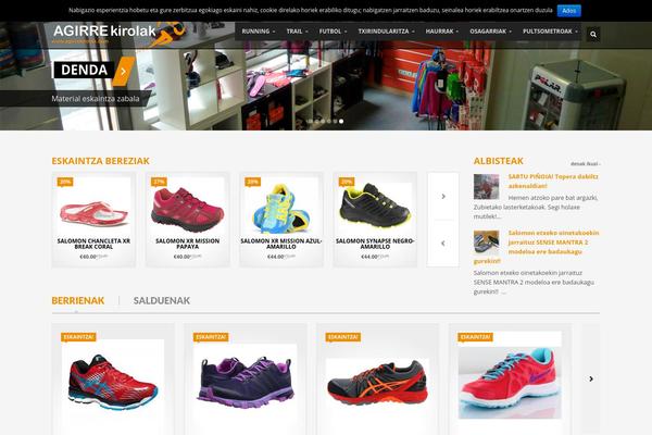 Kallyas theme site design template sample