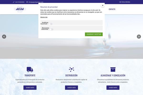 Zephyr theme site design template sample