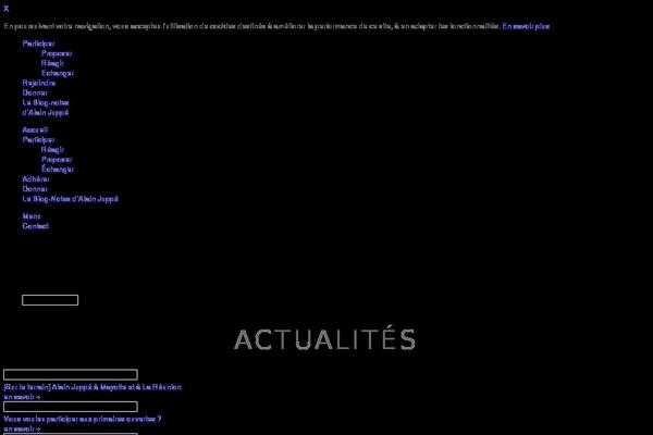 agispourlafrance.fr site used Agir