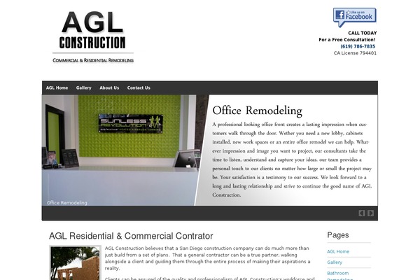 agl-construction.com site used Themestarta-framework