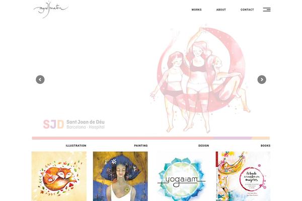 Fuego theme site design template sample