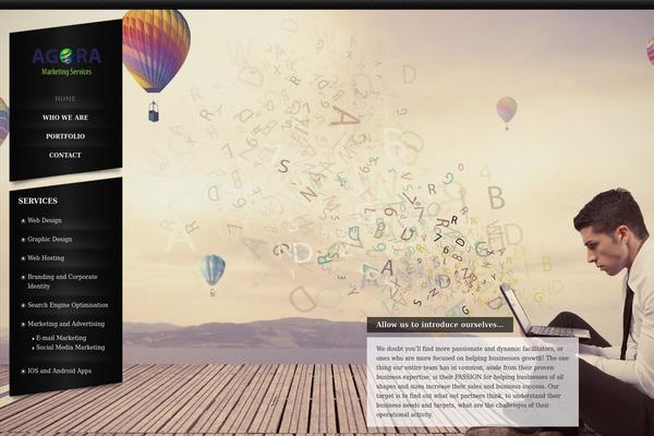 Slash theme site design template sample