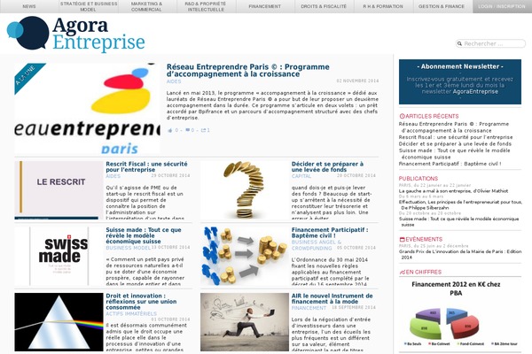 Agora theme site design template sample