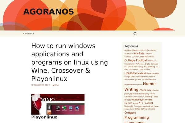 agoranos.org site used oldschool