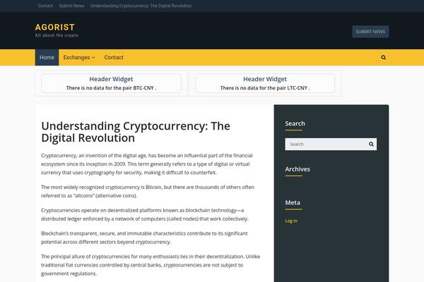 agoristmarketplace.com site used Mts_crypto