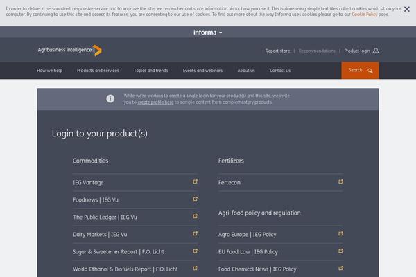 Frontend theme site design template sample