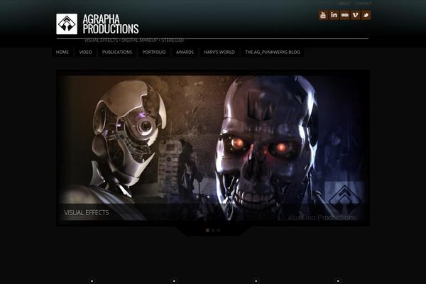 Kahuna theme site design template sample
