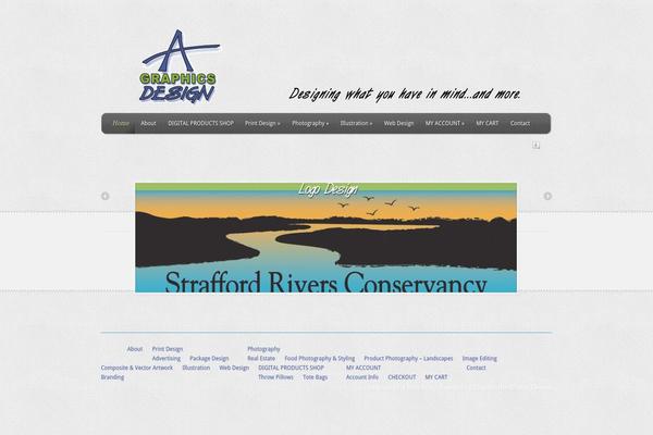 Feather theme site design template sample