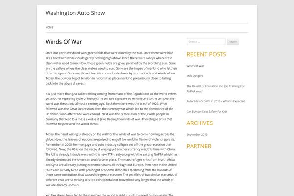 Tiny Forge theme site design template sample