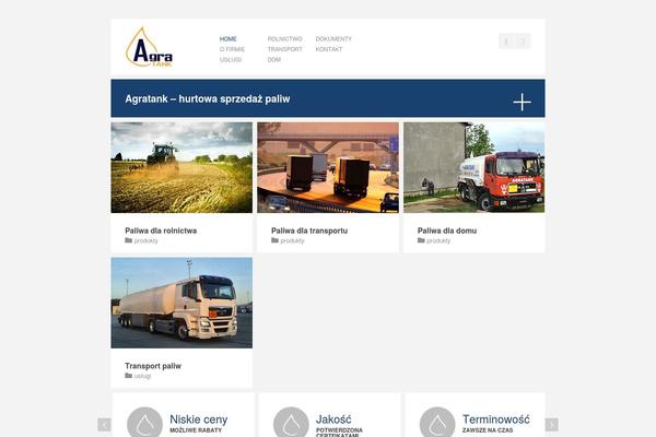 Wunder theme site design template sample