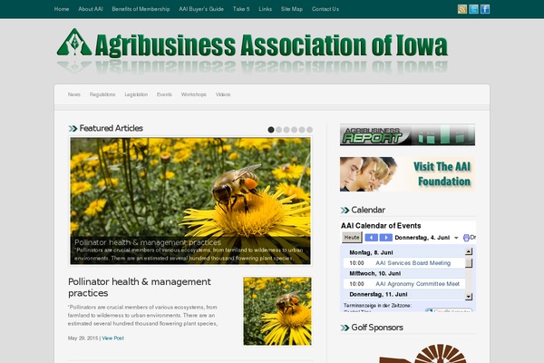 agribiz.org site used Wp-launch-prem