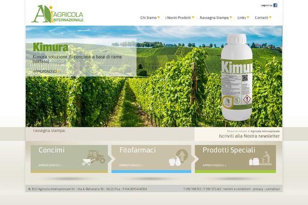 agricolainternazionale.it site used Agricola