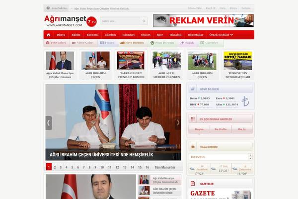HaberMatik V3 theme site design template sample