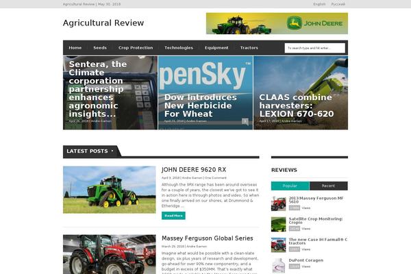 Extranews theme site design template sample